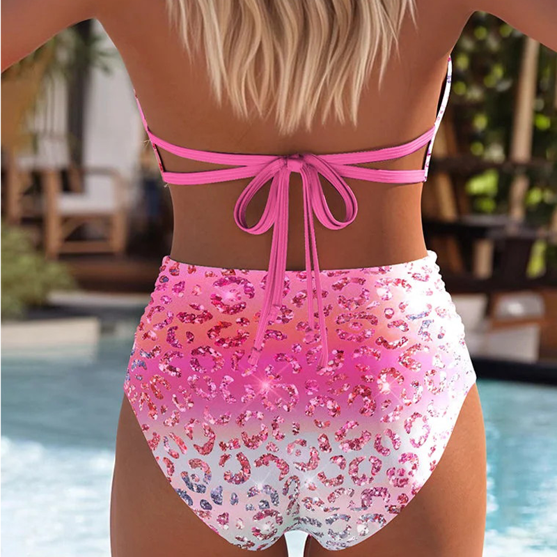 👙🌊Kantarka seksowny bikini z nadrukiem