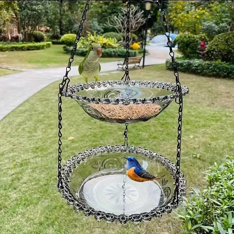 🐦Wiszący karmnik dla ptaków i wanna w stylu vintage