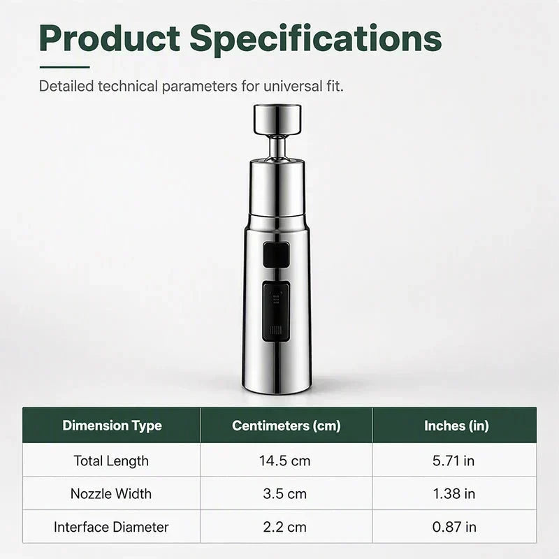 🚰 Obrót 360° nakładka na kran – 50% ZNIŻKI! OFERTA LIMITOWANA!💧 Uniwersalna, łatwy montaż, bez rozprysków – idealna do mycia owoców, warzyw i naczyń. Wygodna i praktyczna na co dzień! ✨